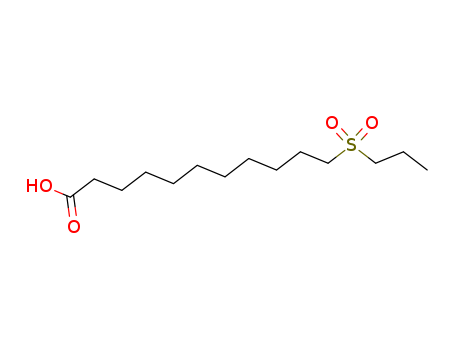 Undecanoic acid,11-(propylsulfonyl)- cas  5455-17-4