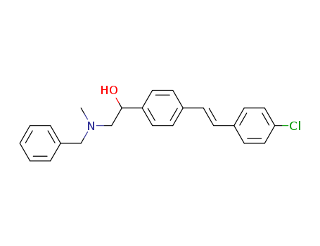 Benzenemethanol,4-[2-(4-chlorophenyl)ethenyl]-a-[[methyl(phenylmethyl)amino]methyl]- cas  5471-24-9