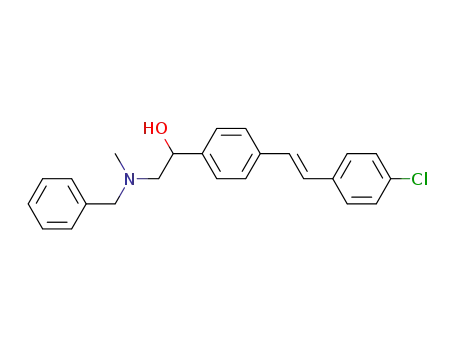 Molecular Structure of 5471-24-9 (2-[benzyl(methyl)amino]-1-{4-[2-(4-chlorophenyl)ethenyl]phenyl}ethanol)