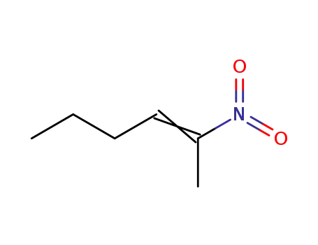 Molecular Structure of 6065-17-4 (2-NITRO-2-HEXENE)