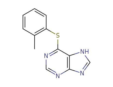 9H-Purine,6-[(2-methylphenyl)thio]- cas  5461-10-9