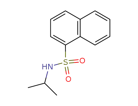 Molecular Structure of 133270-70-9 (isopropyl α-napthalenesulfonamide)