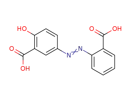 2-[2-(3-carboxy-4-oxocyclohexa-2,5-dien-1-ylidene)hydrazino]benzoic acid