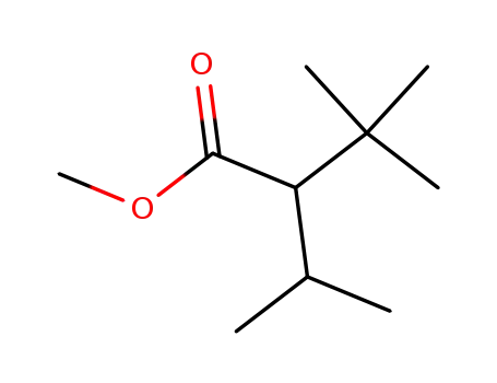 Molecular Structure of 54461-01-7 (3,3-Dimethyl-2-isopropylbutanoic acid methyl ester)