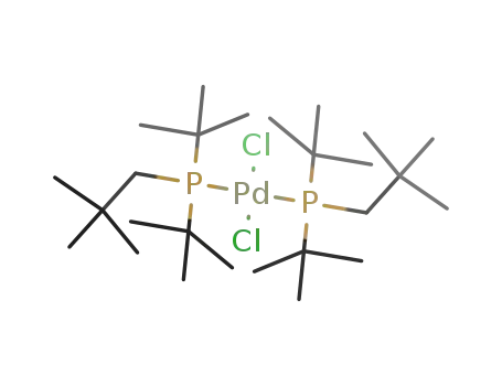 (di(tert-butyl)neopentylphosphine)<SUB>2</SUB>PdCl<SUB>2</SUB>