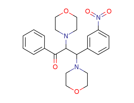 1-Propanone,2,3-di-4-morpholinyl-3-(3-nitrophenyl)-1-phenyl- cas  5461-48-3