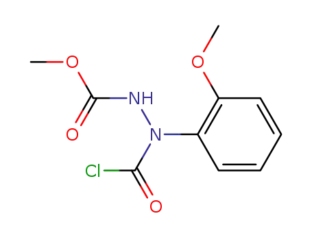 3-クロロカルボニル-3-(2-メトキシフェニル)カルバジン酸メチル
