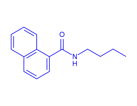 Molecular Structure of 54751-78-9 (N-Butylnaphthalene-1-carboxamide)