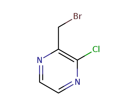Molecular Structure of 1289386-07-7 (2-Bromomethyl-3-chloro-pyrazine)