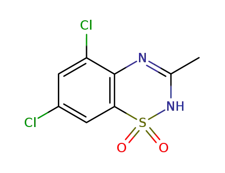 5,7-Dichloro-3-Methyl-2H-1,2,4-Benzothiadiazine-1,1-Dioxide