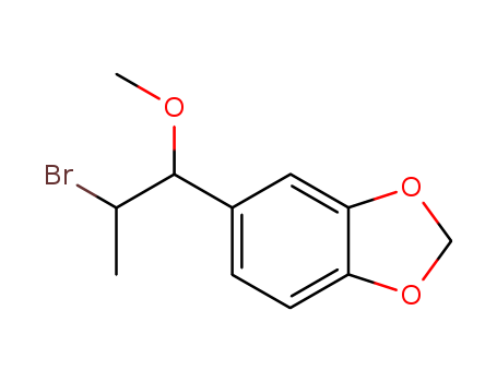 1,3-Benzodioxole,5-(2-bromo-1-methoxypropyl)- cas  5457-88-5