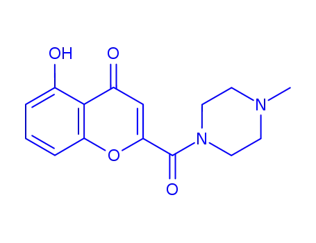 5-Hydroxy-2-(4-methyl-piperazine-1-carbonyl)-chromen-4-one