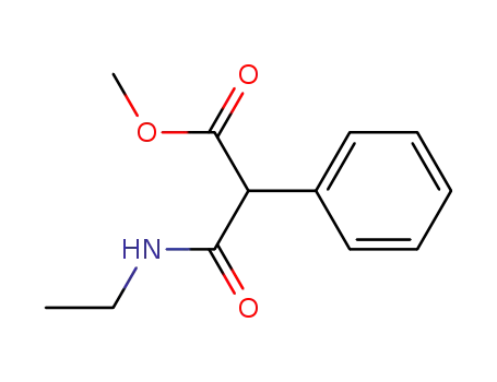 Molecular Structure of 5449-17-2 (methyl 3-(ethylamino)-3-oxo-2-phenylpropanoate)