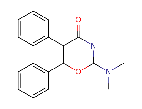 2-(dimethylamino)-5,6-diphenyl-4H-1,3-oxazin-4-one