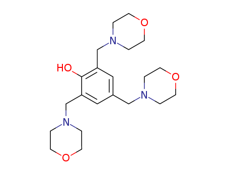 Phenol,2,4,6-tris(4-morpholinylmethyl)- cas  5464-87-9