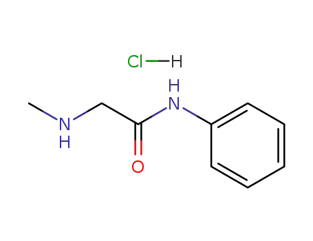 Molecular Structure of 60565-45-9 (2-(methylamino)-N-phenylacetamide hydrochloride)