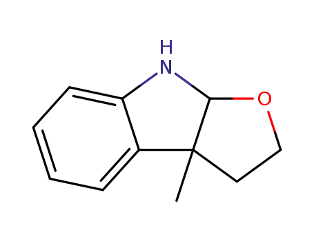 Molecular Structure of 54518-02-4 (3,3a,8,8a-Tetrahydro-3a-methyl-2H-furo[2,3-b]indole)