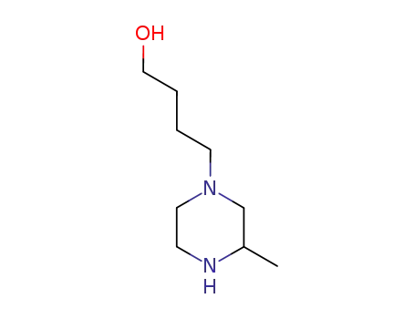 Molecular Structure of 5472-83-3 (1-Piperazinebutanol,3-methyl-(6CI,9CI))