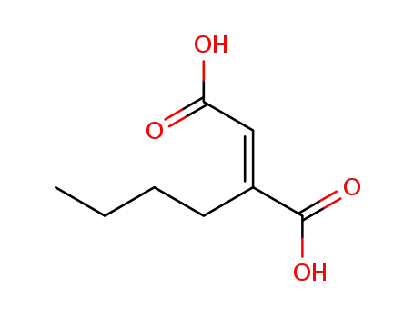 Molecular Structure of 5469-36-3 ((2E)-2-butylbut-2-enedioic acid)