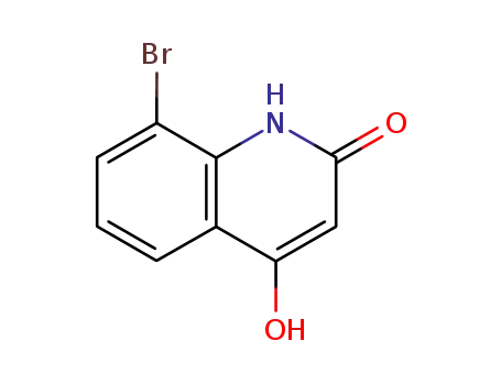 Molecular Structure of 54675-27-3 (2(1H)-Quinolinone, 8-bromo-4-hydroxy-)