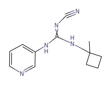 Guanidine,N-cyano-N'-(1-methylcyclobutyl)-N''-3-pyridinyl-