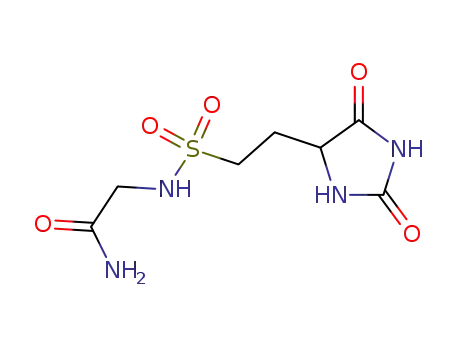 <i>N</i>-[2-(2,5-dioxo-imidazolidin-4-yl)-ethanesulfonyl]-glycin-amide
