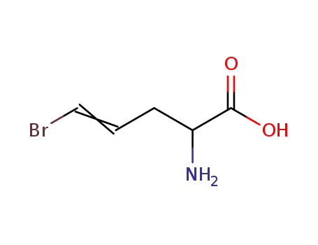 Molecular Structure of 5452-24-4 ((4Z)-2-amino-5-bromopent-4-enoic acid)