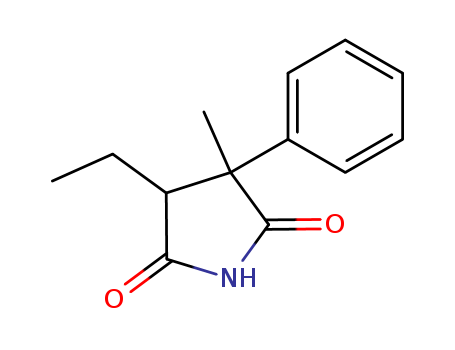 2,5-Pyrrolidinedione,4-ethyl-3-methyl-3-phenyl- cas  60-45-7