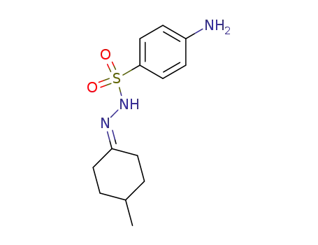 Molecular Structure of 5448-72-6 (4-amino-N-[(4-methylcyclohexylidene)amino]benzenesulfonamide)