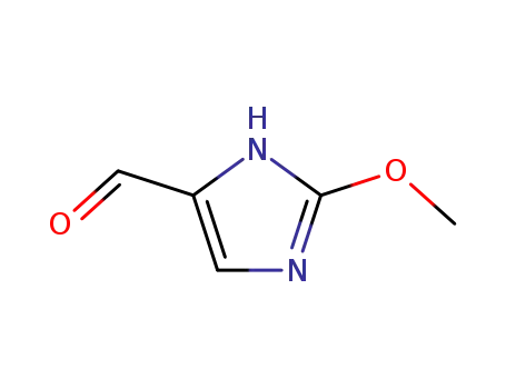 Molecular Structure of 54565-92-3 (2-METHOXY-1H-IMIDAZOLE-5-CARBALDEHYDE)