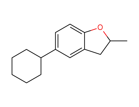 Molecular Structure of 54815-15-5 (5-Cyclohexyl-2,3-dihydro-2-methylbenzofuran)