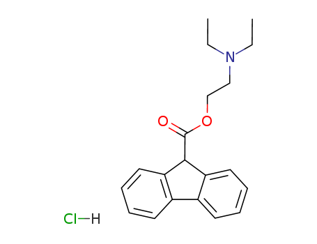 2-diethylaminoethyl 9H-fluorene-9-carboxylate hydrochloride