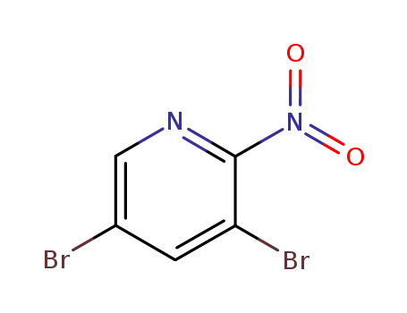 Molecular Structure of 610261-34-2 (3,5-DIBROMO-2-NITROPYRIDINE)