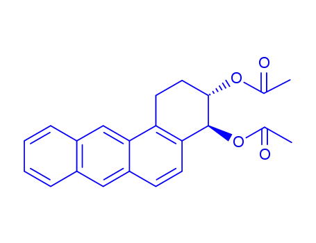 Benz(a)anthracene-3,4-diol, 1,2,3,4-tetrahydro-, diacetate, trans-
