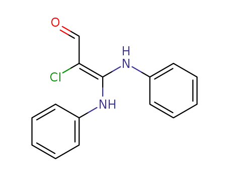 Molecular Structure of 858825-50-0 (3,3-dianilino-2-chloro-acrylaldehyde)