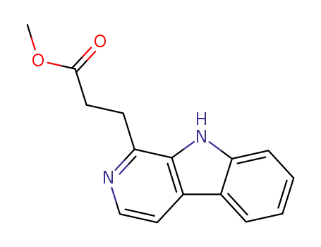 Methyl 3-(9H-pyrido(3,4-b)indol-1-yl)propanoate