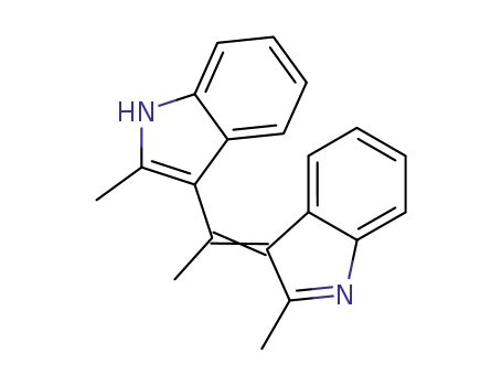 Molecular Structure of 550-14-1 (2-methyl-3-[1-(2-methyl-3H-indol-3-ylidene)ethyl]-1H-indole)