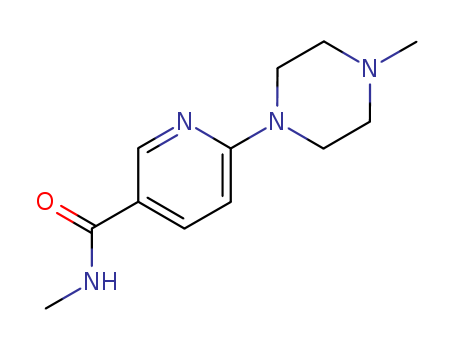 N-methyl-6-(4-methylpiperazin-1-yl)pyridine-3-carboxamide