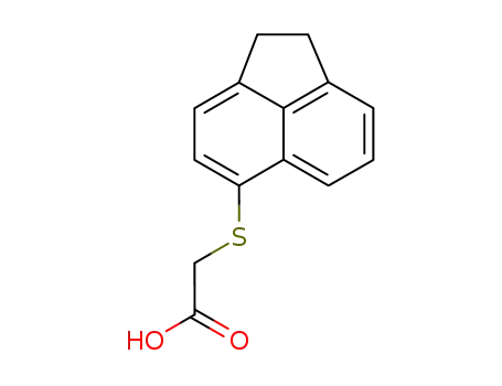 Molecular Structure of 565170-66-3 (acenaphthen-5-ylmercapto-acetic acid)