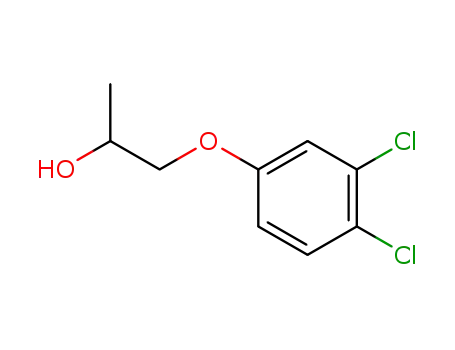Molecular Structure of 54852-69-6 (1-(3,4-Dichlorophenoxy)-2-propanol)