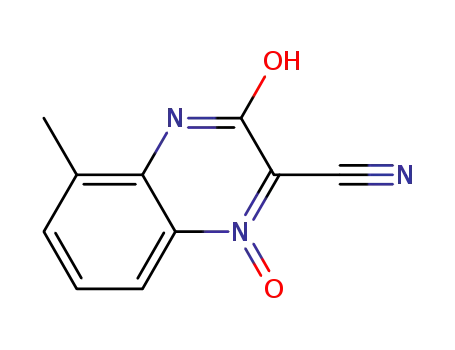 2-Quinoxalinecarbonitrile, 3,4-dihydro-5-methyl-3-oxo-, 1-oxide