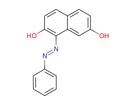 Molecular Structure of 132046-04-9 (2,7-Naphthalenediol, 1-(phenylazo)-)