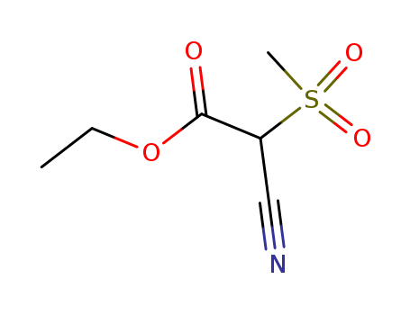 Acetic acid,2-cyano-2-(methylsulfonyl)-, ethyl ester cas  61053-51-8