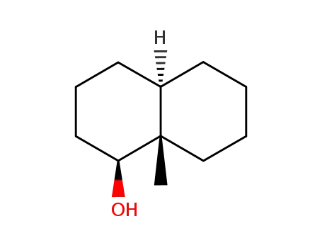Molecular Structure of 6102-37-0 ((+/-)-8a-Methyl-(4a<i>r</i>,8a<i>t</i>)-decahydro-[1<i>t</i>]naphthol)