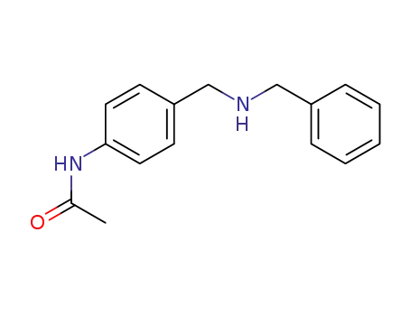 Molecular Structure of 55096-87-2 (N-[4-(BENZYLAMINOMETHYL)PHENYL]ACETAMIDE)