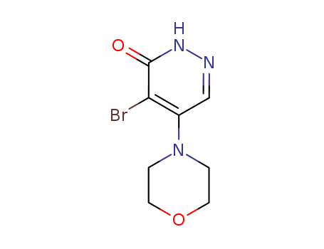 3(2H)-Pyridazinone,4-bromo-5-(4-morpholinyl)- cas  5592-57-4