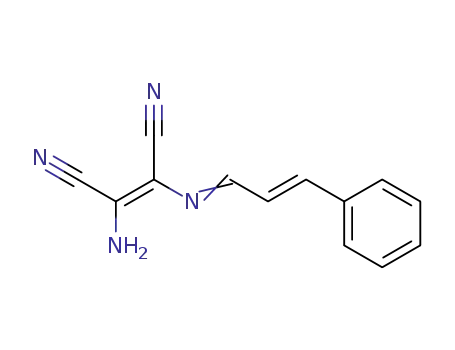 Molecular Structure of 55083-91-5 (2-AMINO-1-(1-AZA-4-PHENYLBUTA-1,3-DIENYL)ETHENE-1,2-DICARBONITRILE)