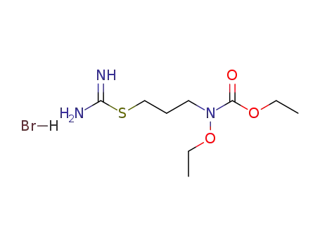 (3-carbamimidoylsulfanyl-propyl)-ethoxy-carbamic acid ethyl ester; hydrobromide