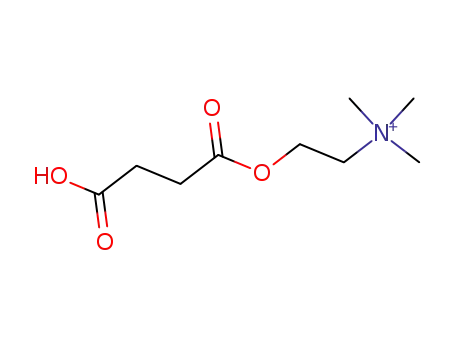 Molecular Structure of 5518-77-4 (succinylmonocholine)