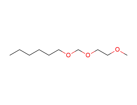 Molecular Structure of 127154-81-8 (1-(2-Methoxy-ethoxymethoxy)-hexane)